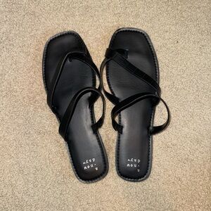 Black sandals
